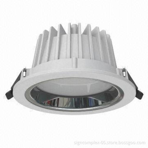 16W LED Downlight with Professionally Treated Die-casting Aluminum Alloy Housing and 30-piece LEDs